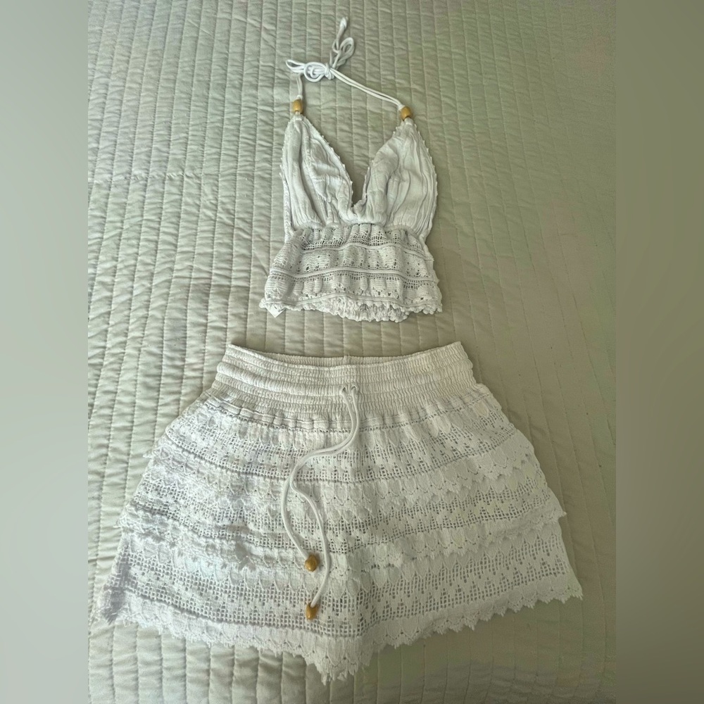 Beach set tank skirt